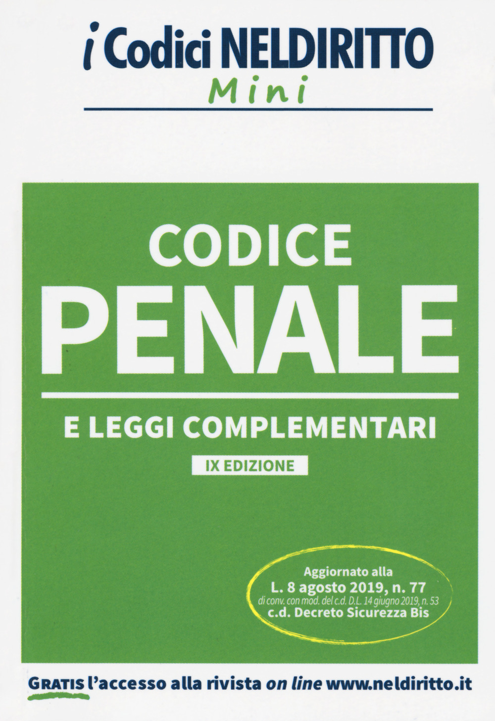 Codice penale e leggi complementari