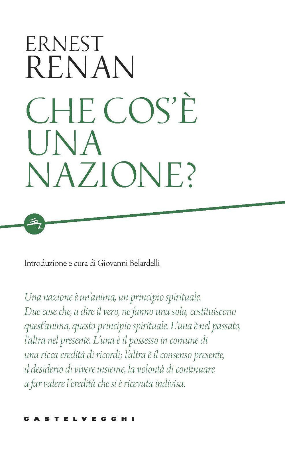 Che cos'è una nazione?