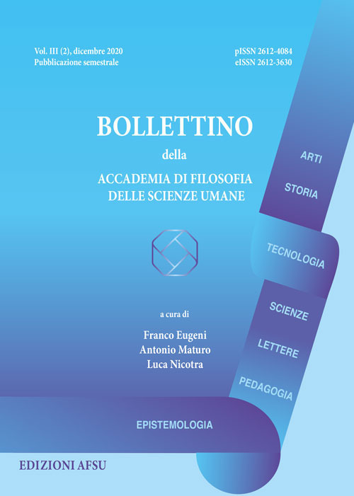 Bollettino della Accademia di filosofia delle scienze umane (2020). Ediz. per la scuola. Vol. 3/2