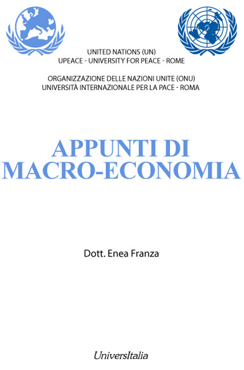 Appunti di macro-economia