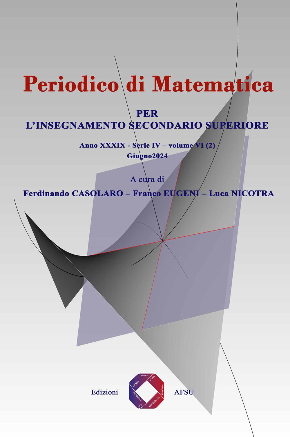 Periodico di matematica. Per l'insegnamento secondario (2024). Vol. 6/2