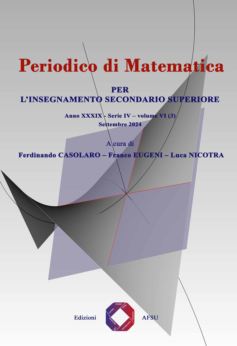 Periodico di matematica. Per l'insegnamento secondario (2024). Vol. 6/3