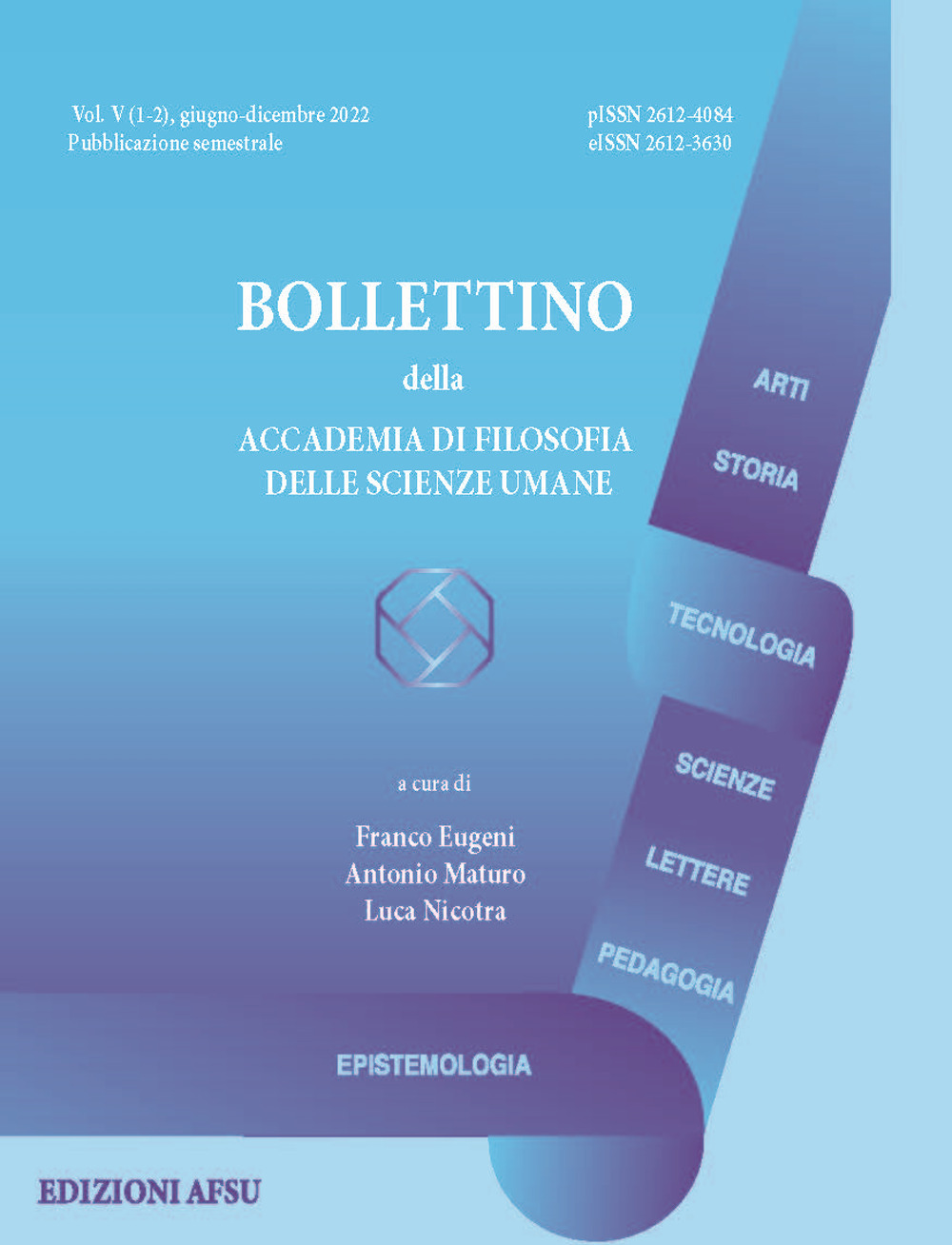 Bollettino della Accademia di filosofia delle scienze umane (2022). Vol. 5/1-2