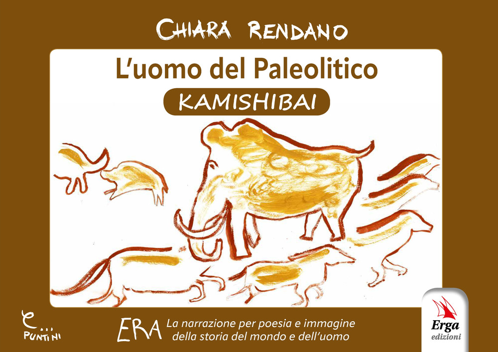 L'uomo del paleolitico. Kamishibai