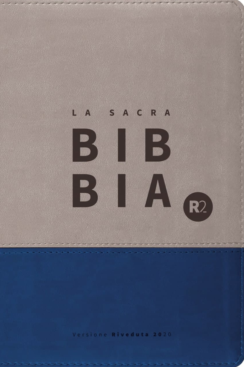 Bibbia R2. Versione riveduta 2020. Ediz. similpelle blu/grigio