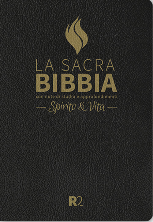 Bibbia R2. Spirito e vita. Ediz. pelle sintetica nera