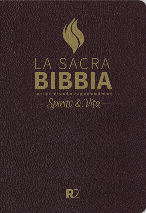 Bibbia R2. Spirito e vita. Ediz. pelle sintetica bordeaux