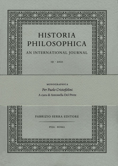 Monographica. Per Paolo Cristofolini. Ediz. multilingue