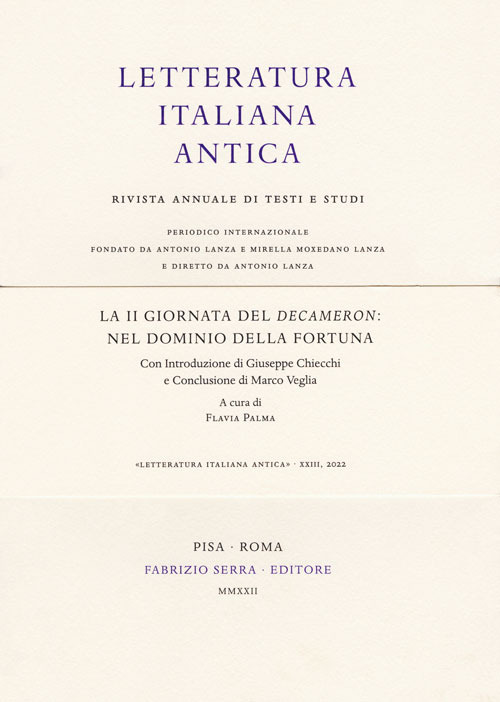 La II Giornata del Decameron: nel dominio della Fortuna