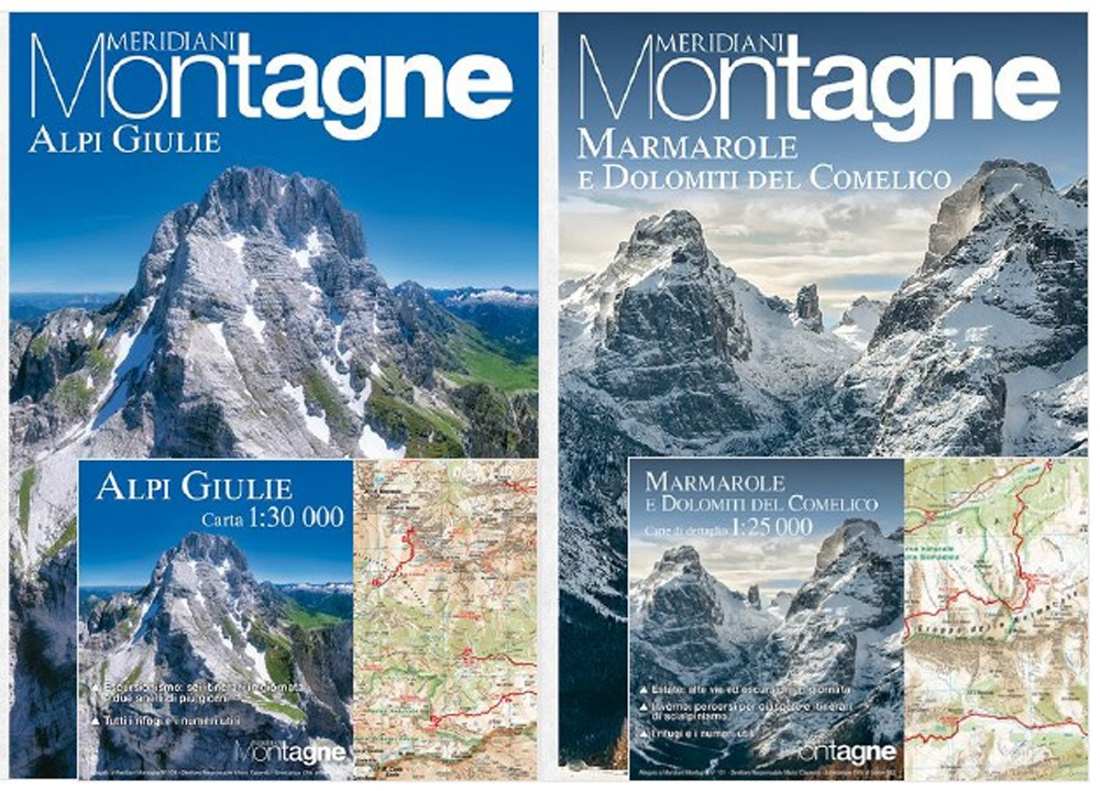 Alpi Giulie-Marmarole e Dolomiti del Comelico. Con Carta geografica ripiegata