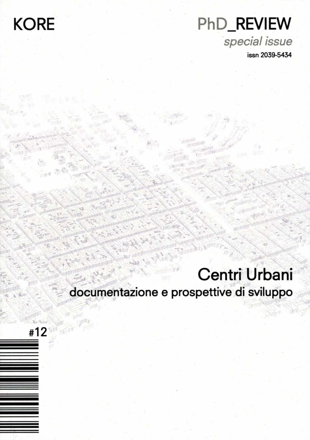 PhD_Kore review (2019). Vol. 12: Centri urbani