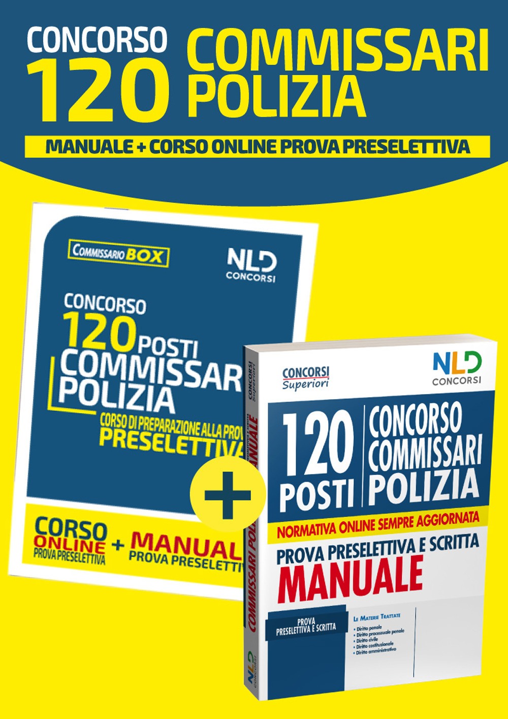 Concorso 120 commissari polizia. Manuale-Corso online prova preselettiva. Con aggiornamento online