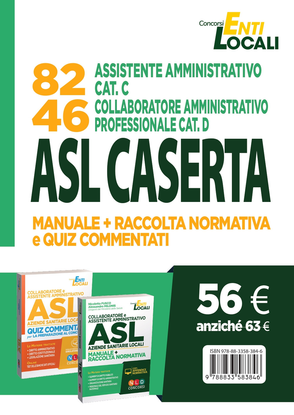 Concorso ASL Caserta: manuale completo + quiz