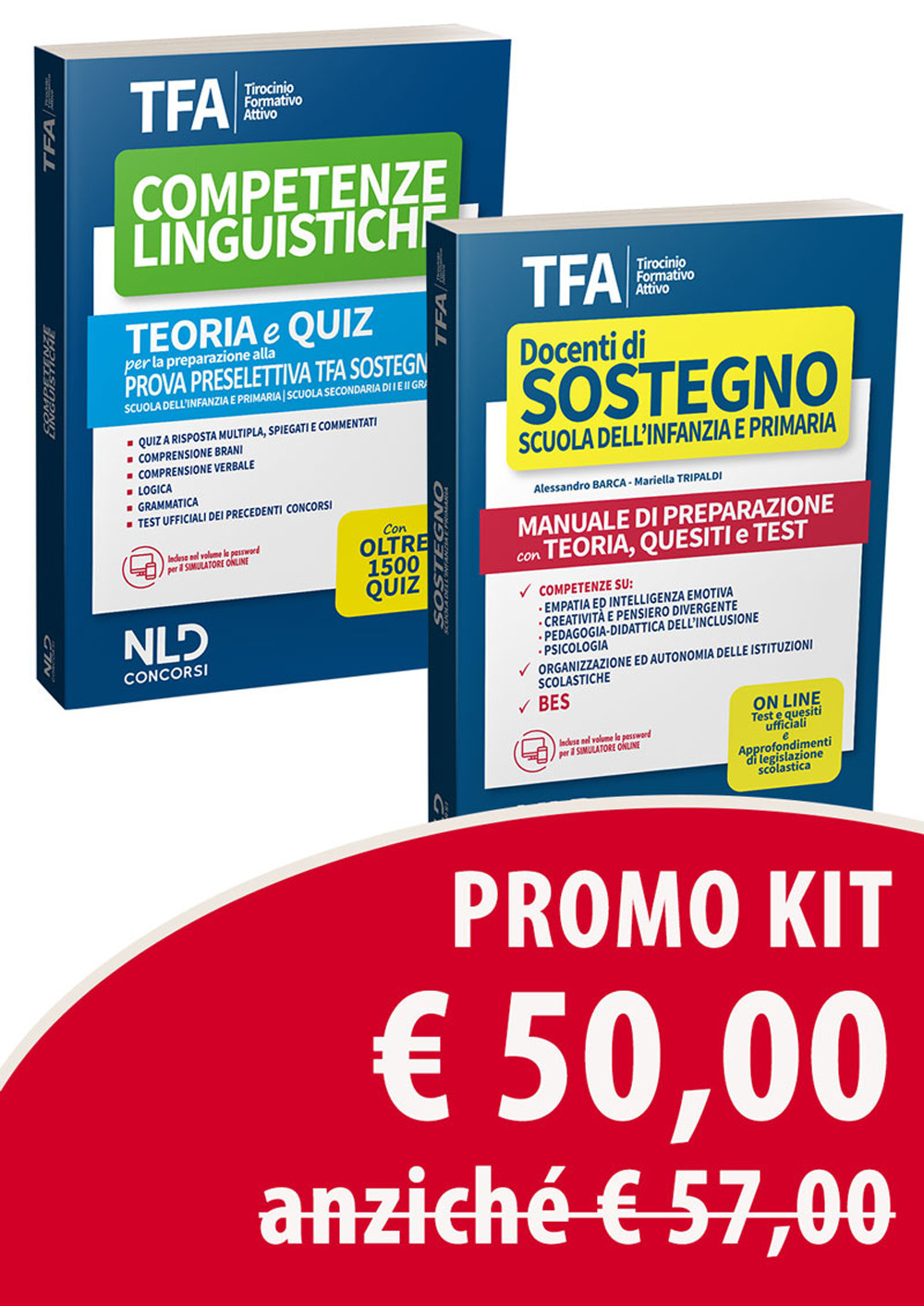 Kit TFA. Docenti di sostegno scuola dell'infanzia e primaria-Tfa. Competenze linguistiche