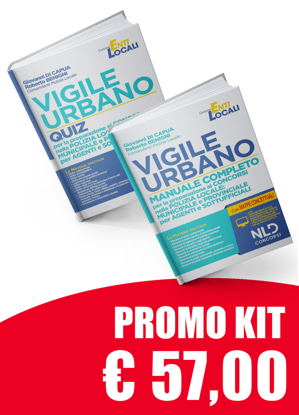 Vigile urbano per la preparazione ai concorsi nella polizia locale: municipale e provinciale per agenti e sottufficiali. Kit Manuale-Quiz. Nuova ediz. Con Contenuto digitale per download e accesso on line