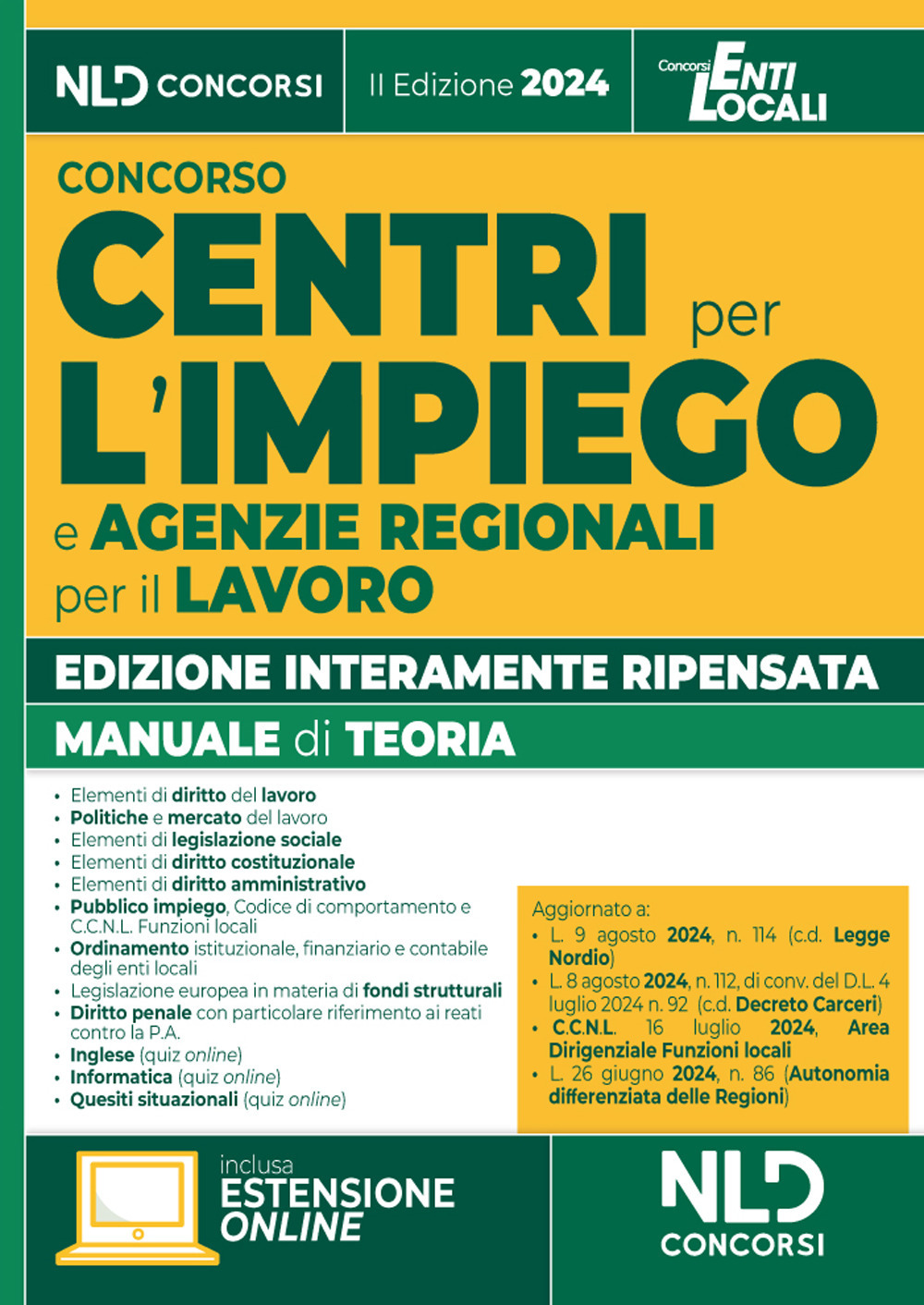 Manuale per i concorsi nei Centri per l'impiego e Agenzie Regionali per il Lavoro. Con espansione online