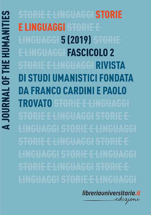 Storie e linguaggi. Rivista di studi umanistici (2019). Vol. 2