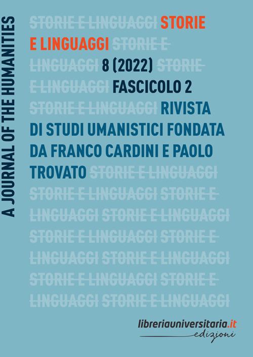 Storie e linguaggi. Rivista di studi umanistici (2022). Vol. 2