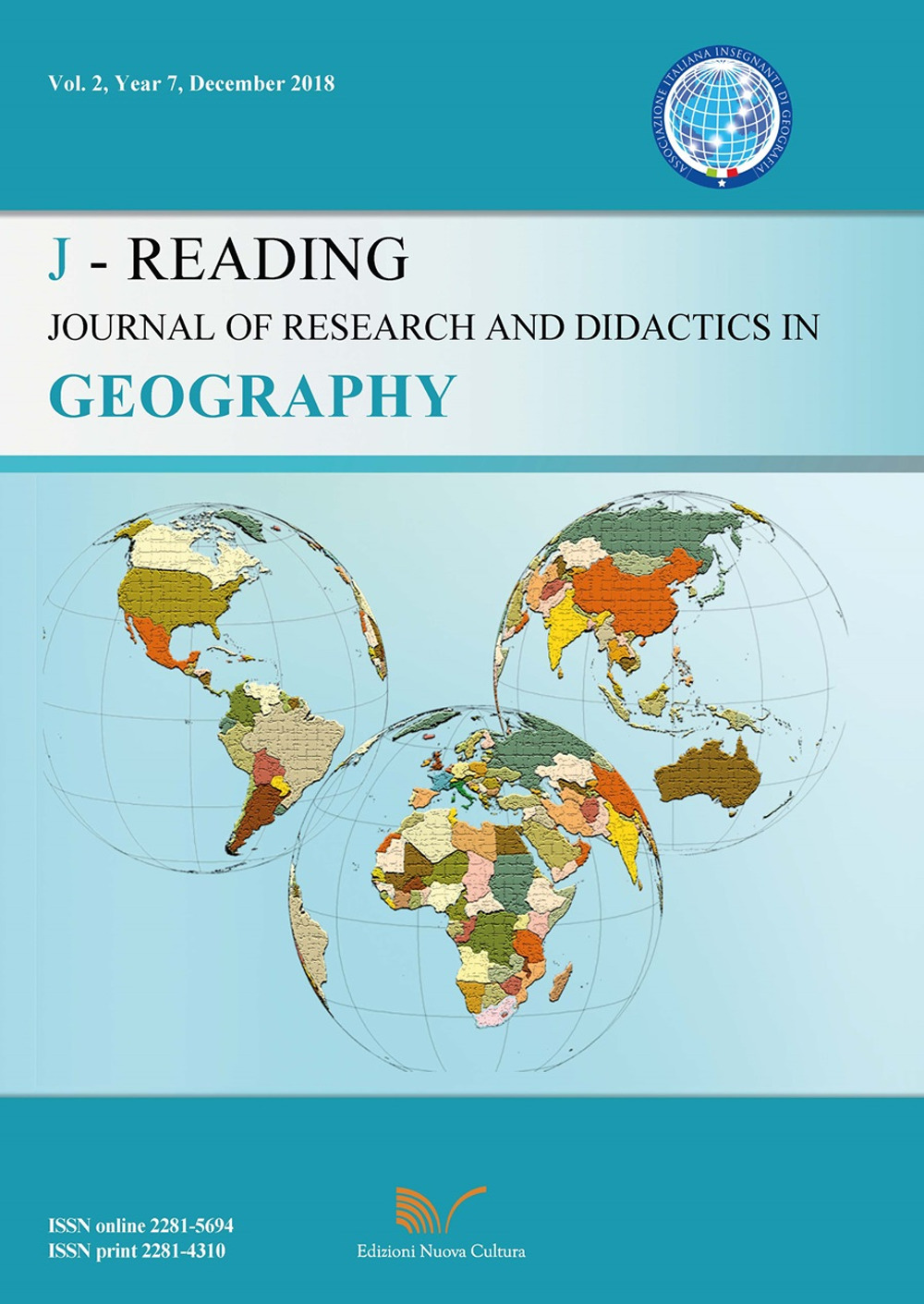 J-Reading. Journal of research and didactics in geography (2018). Vol. 2