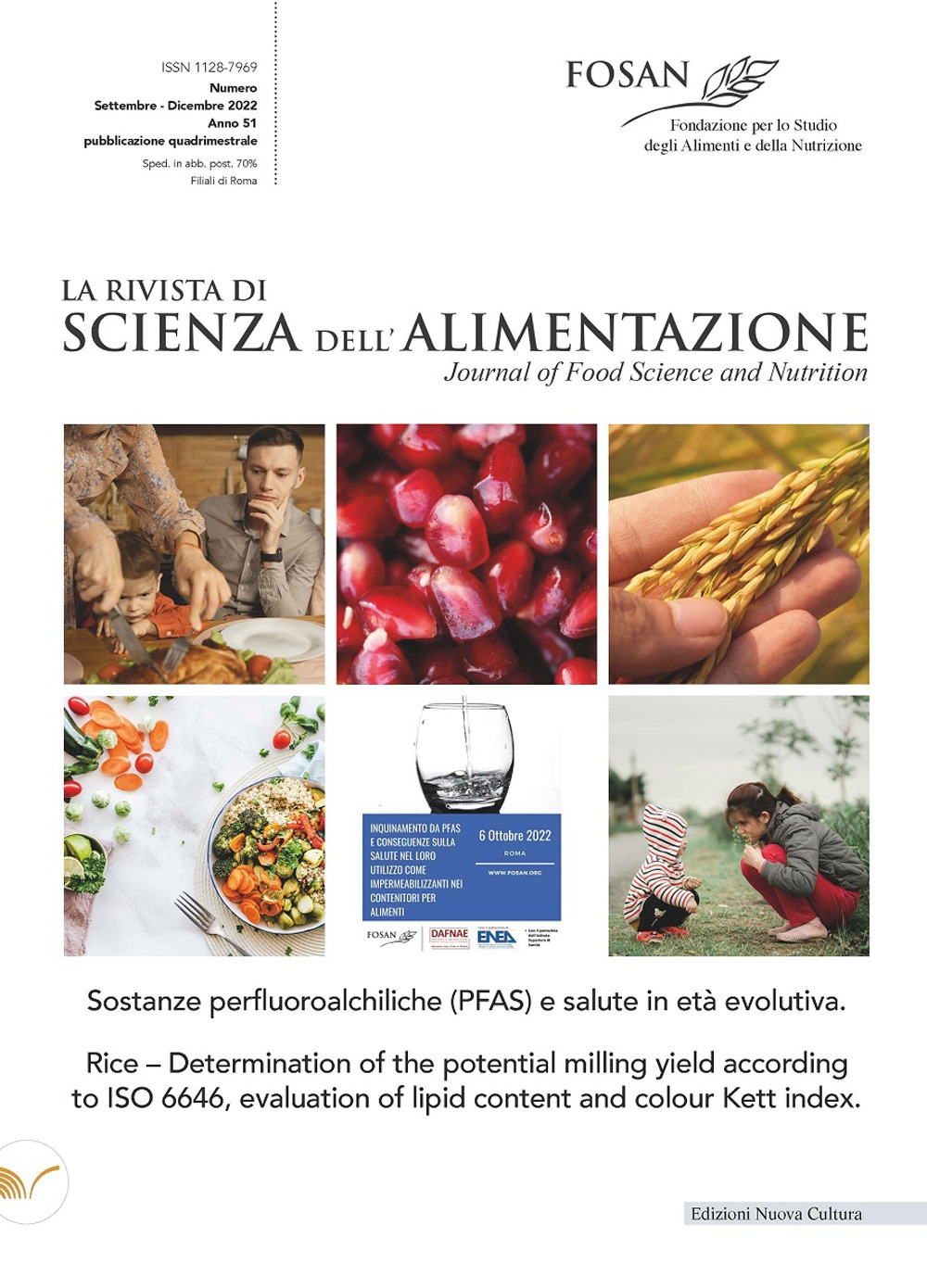 La rivista di scienza dell'alimentazione (2022). Vol. 3