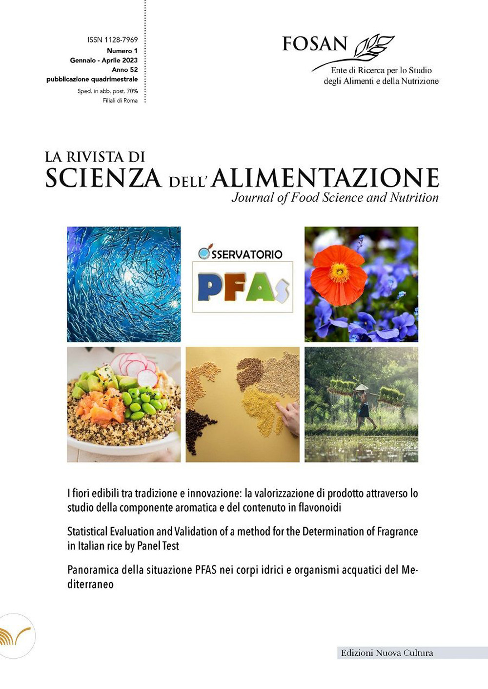 La rivista di scienza dell'alimentazione (2023). Vol. 1