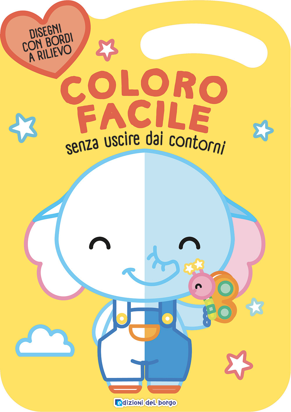 Elefante. Coloro facile. Senza uscire dai contorni. Ediz. a colori