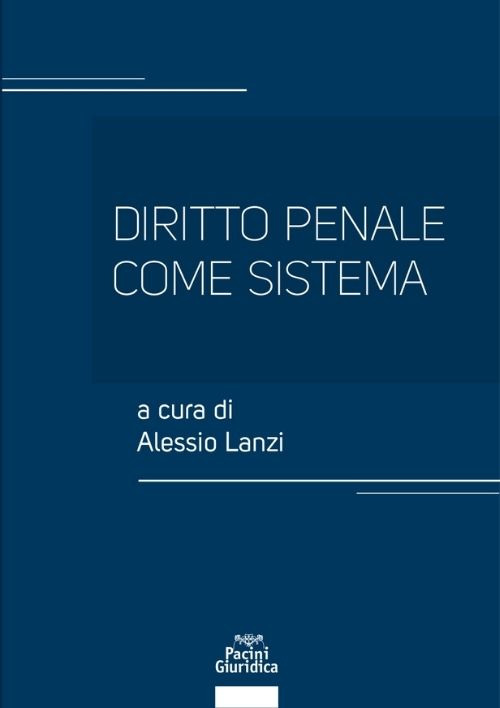 Diritto penale come sistema