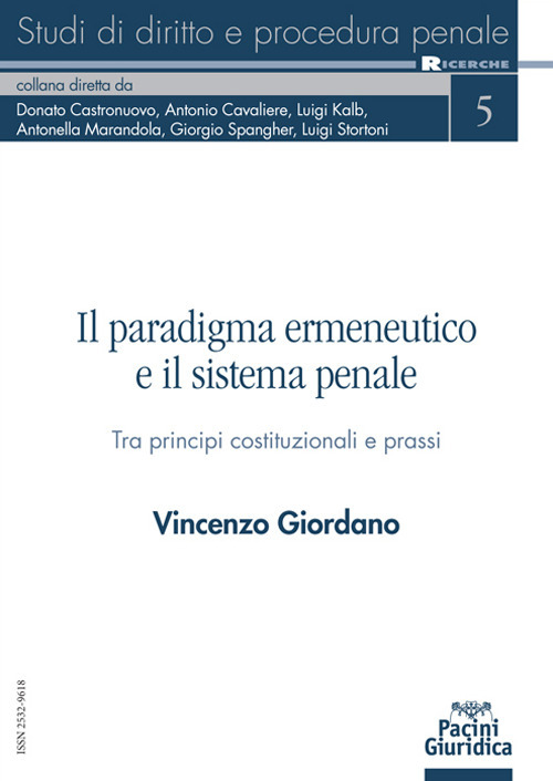 Il paradigma ermeneutico e il sistema penale