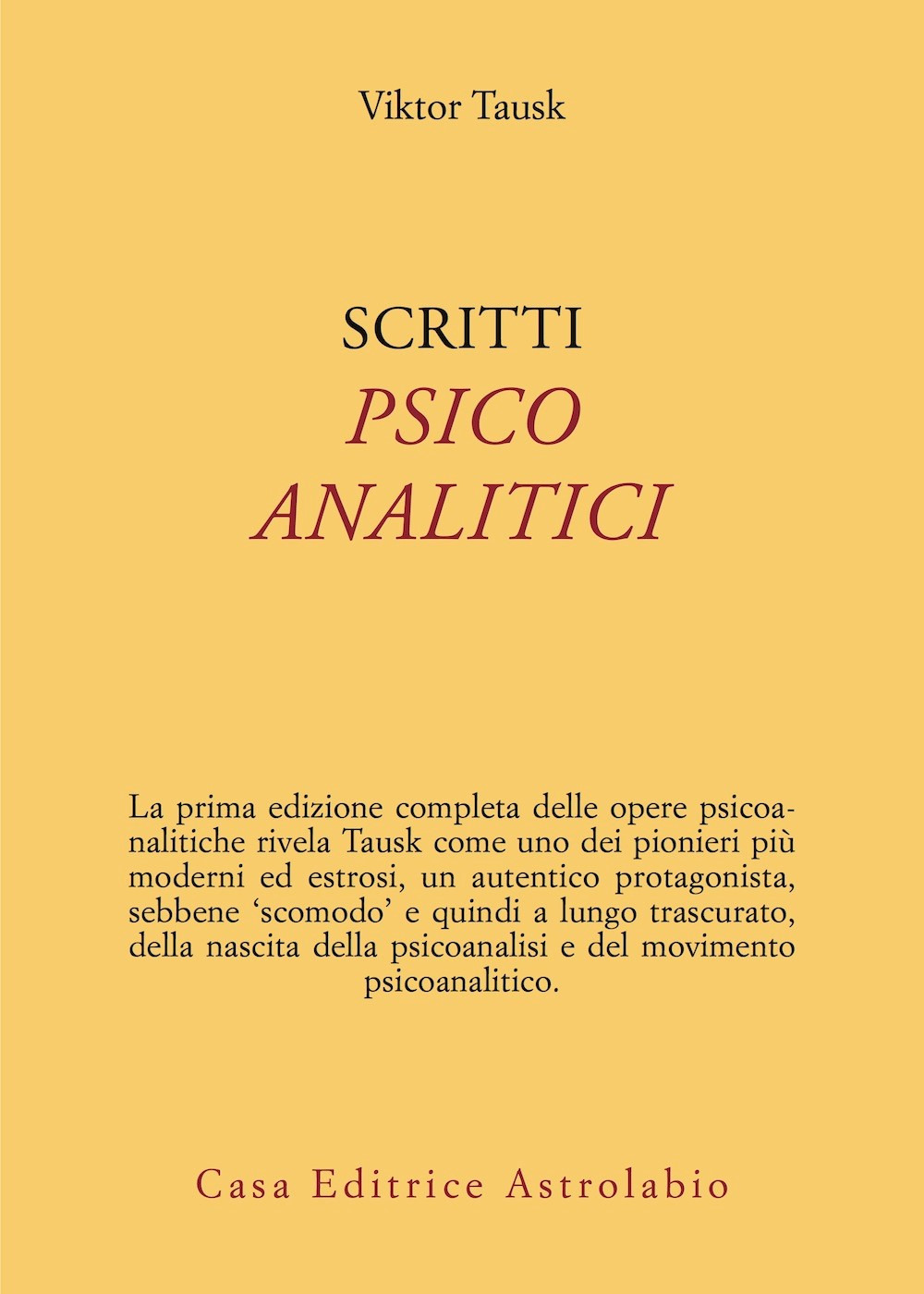 Scritti psicoanalitici