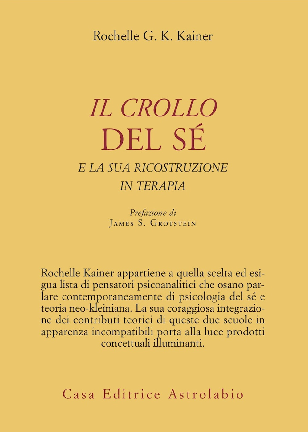 Il crollo del sé e la sua ricostruzione in terapia