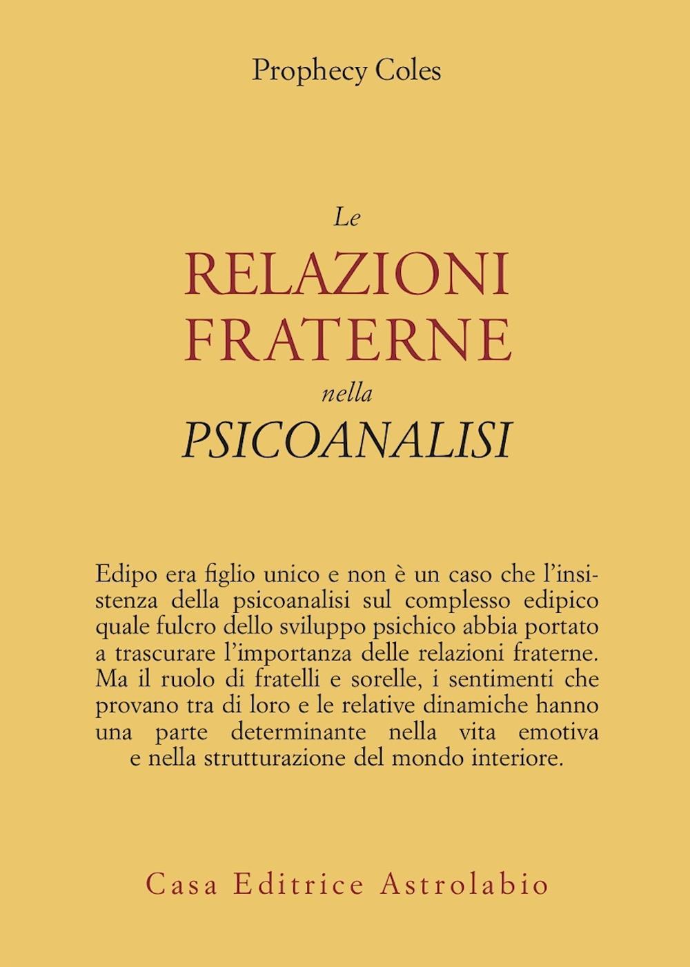 Le relazioni fraterne nella psicoanalisi