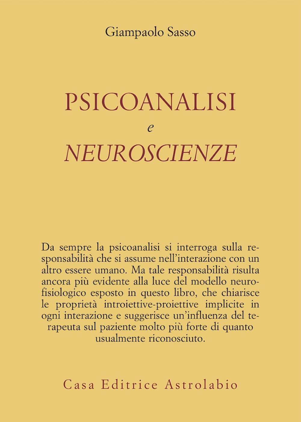 Psicoanalisi e neuroscienze