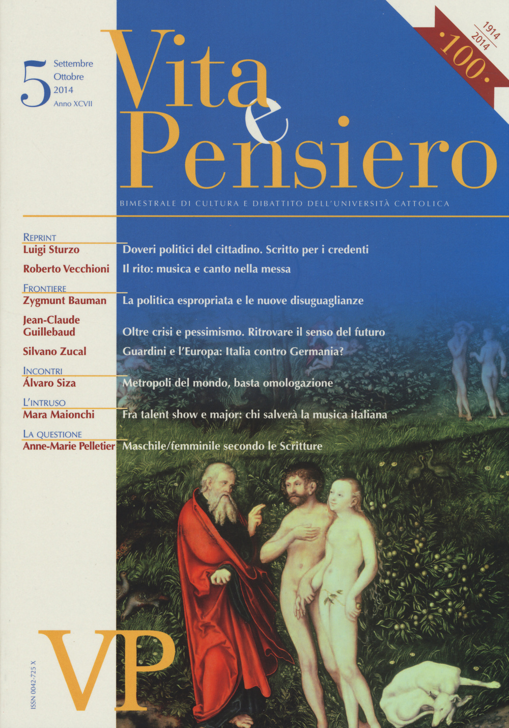 Vita e pensiero (2014). Vol. 5