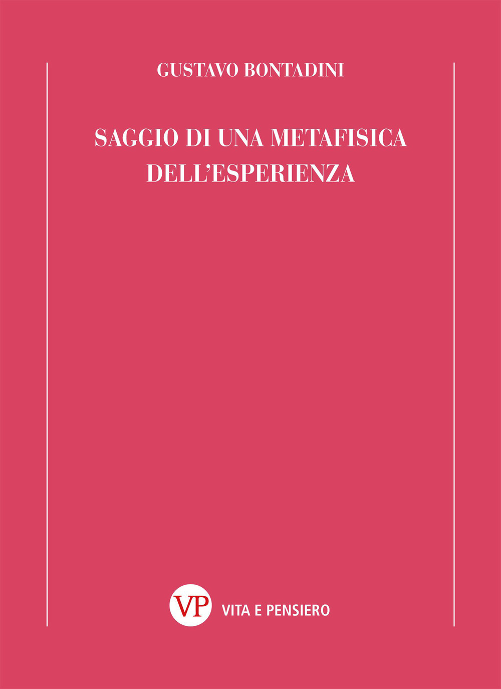 Saggio di una metafisica dell'esperienza