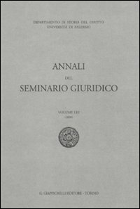 Annali del seminario giuridico (2009). Vol. 53