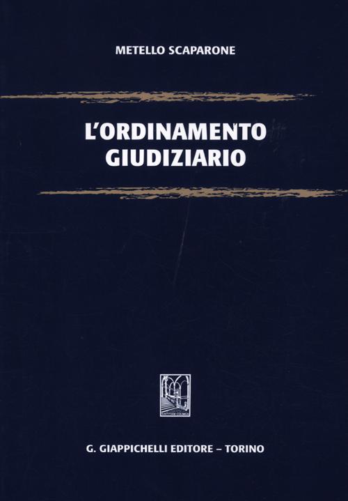 L'ordinamento giudiziario