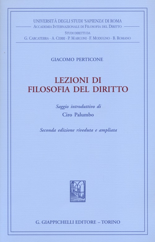 Lezioni di filosofia del diritto