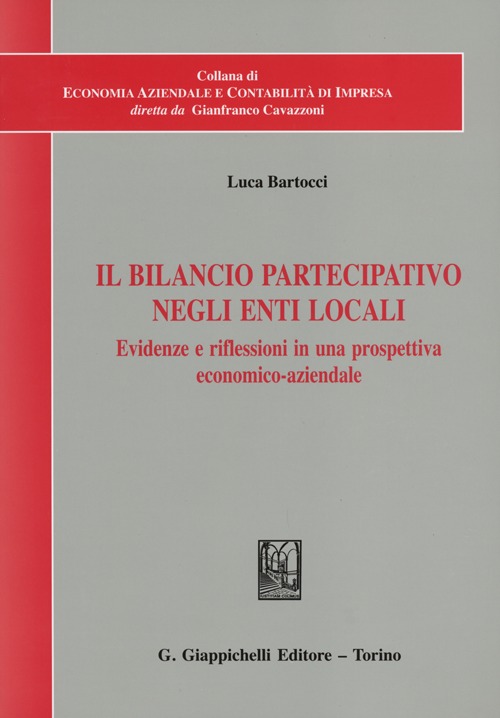 Il bilancio partecipativo negli enti locali. Evidenze e riflessioni in una prospettiva economico-aziendale