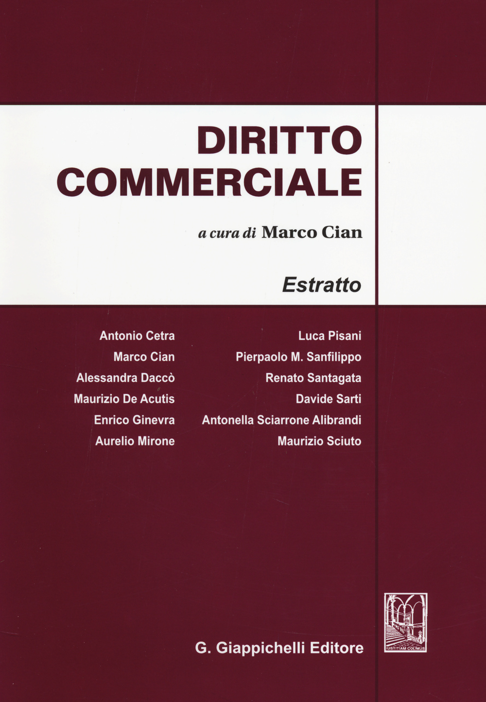 Diritto commerciale. Estratto