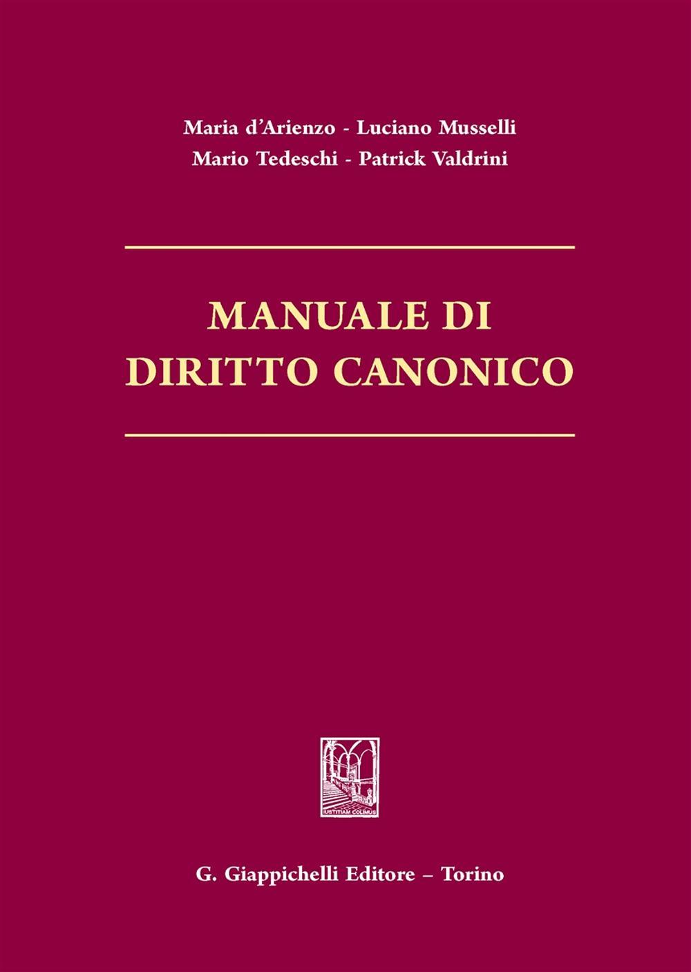 Manuale di diritto canonico