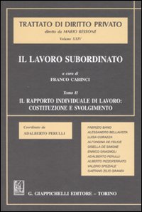 Il lavoro subordinato. Vol. 2: Il rapporto individuale di lavoro: costituzione e svolgimento