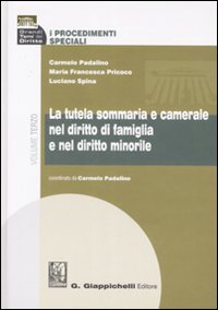 I procedimenti speciali. Vol. 3: La tutela sommaria e camerale nel diritto di famiglia e nel diritto minorile