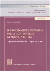 Il procedimento uniforme per le controversie di modesta entità