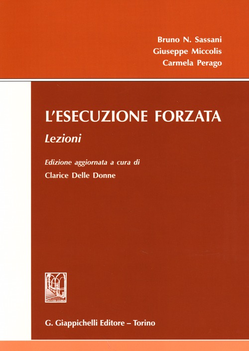 L'esecuzione forzata. Lezioni