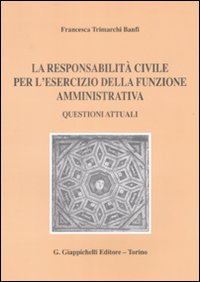 La responsabilità civile per l'esercizio della funzione amministrativa. Questioni attuali