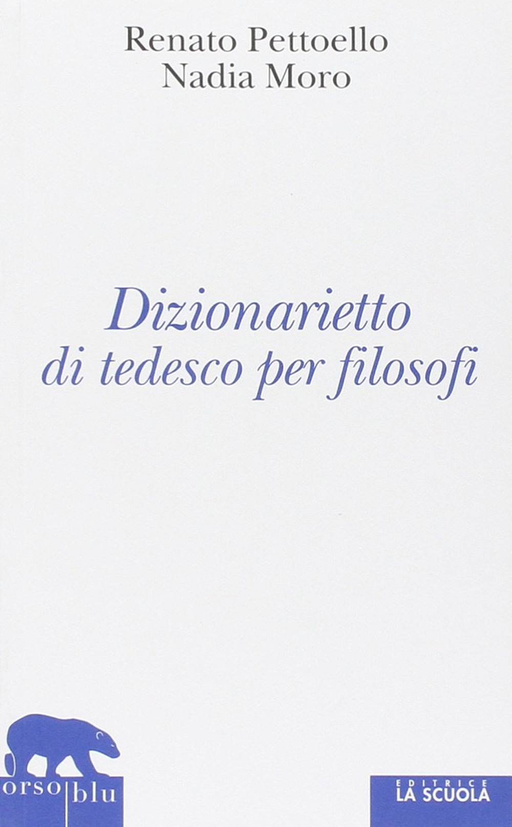 Dizionarietto di tedesco per filosofi