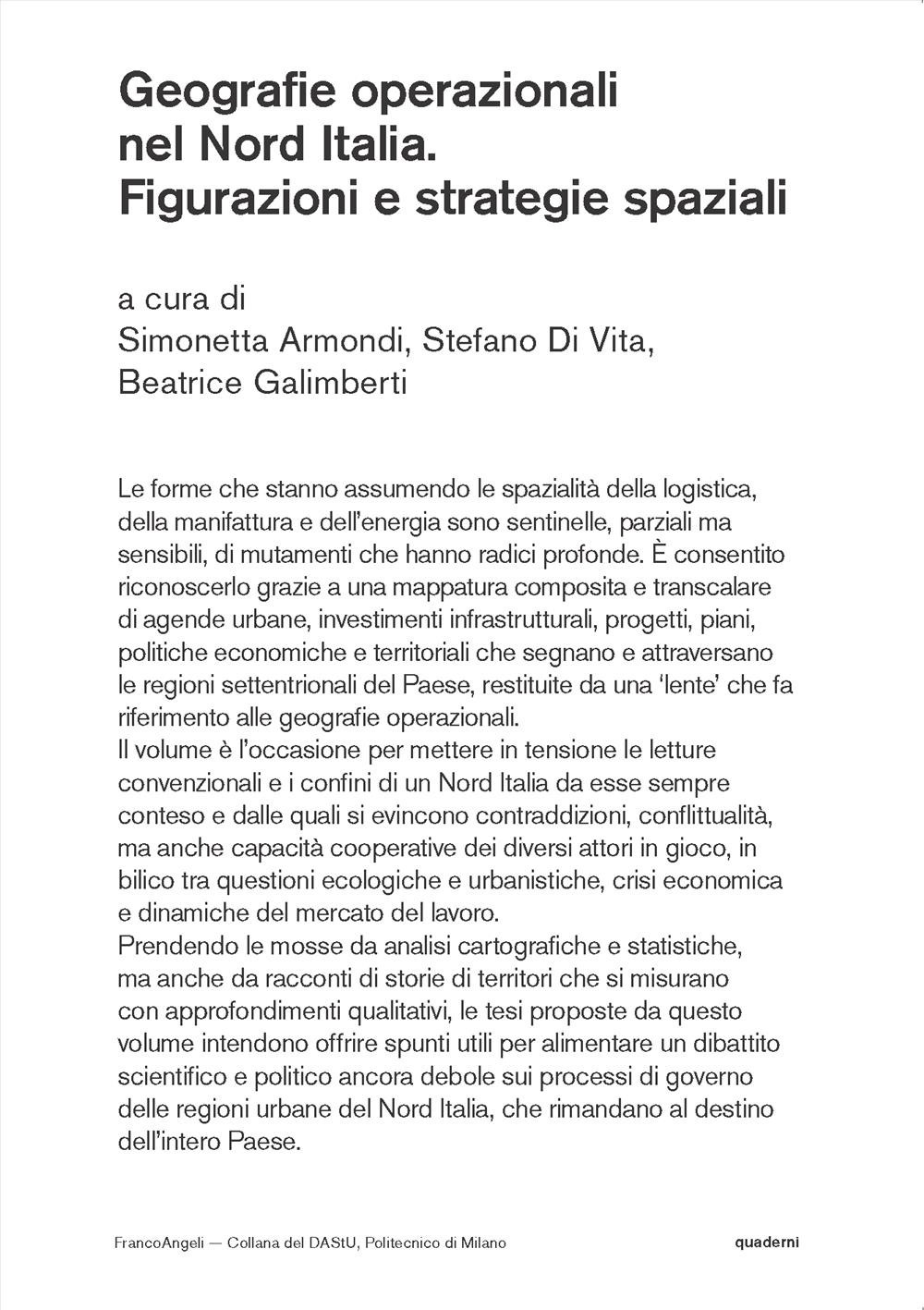 Geografie operazionali nel Nord Italia. Figurazioni e strategie spaziali