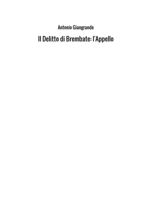 Il delitto di Brembate. L'appello