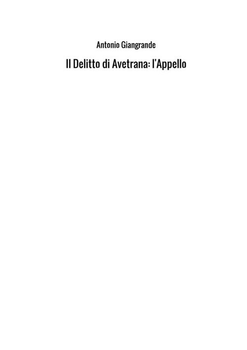 Il delitto di Avetrana. L'appello