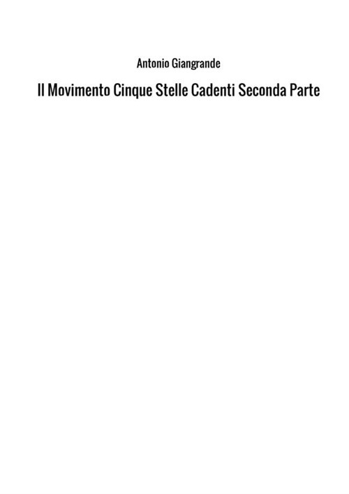 Il Movimento 5 Stelle cadenti